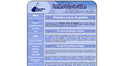 Desktop Screenshot of guitarezero.fr
